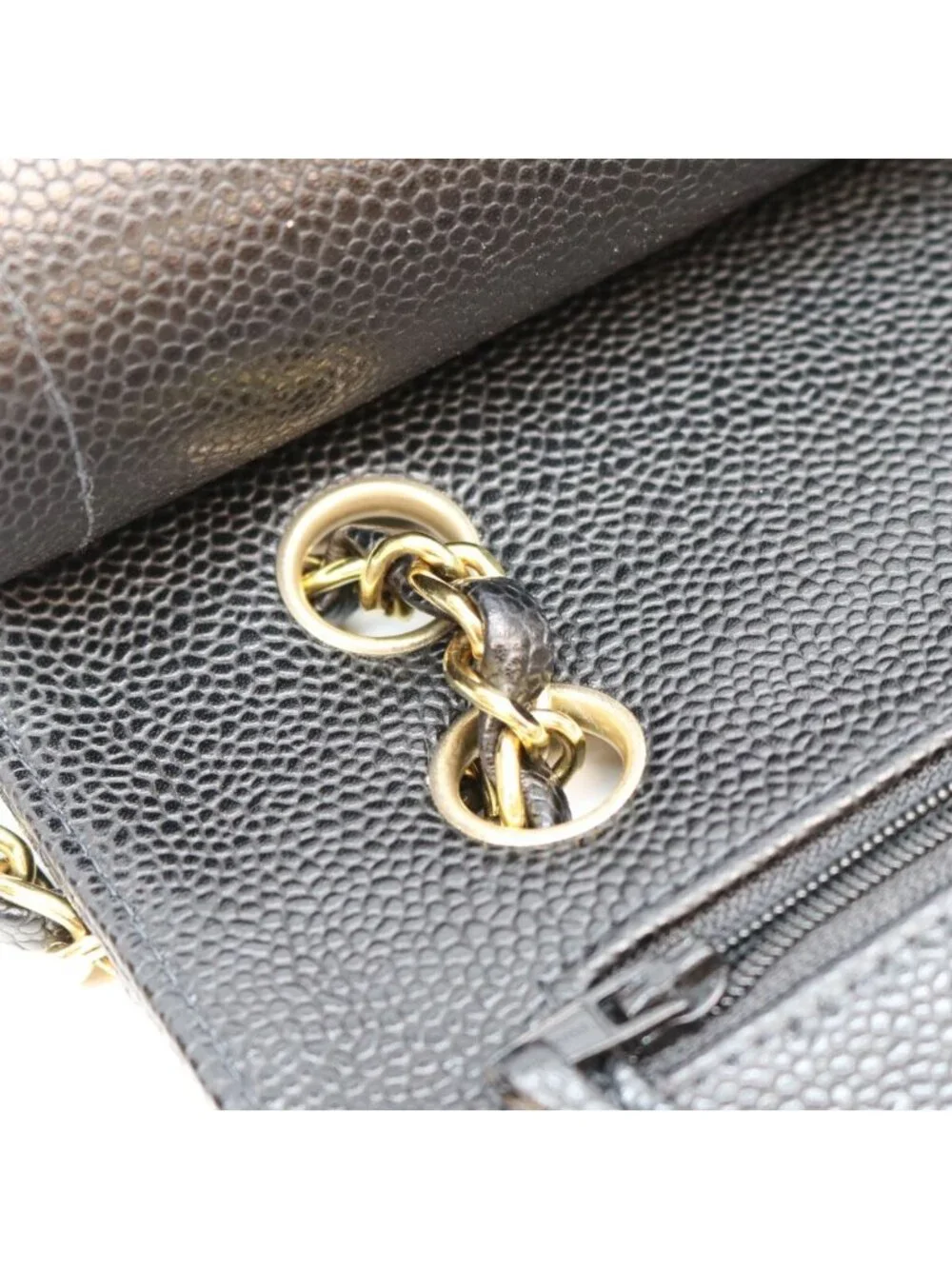 Chanel Black Inner Caviar Quilted 25 Shoulder Bag